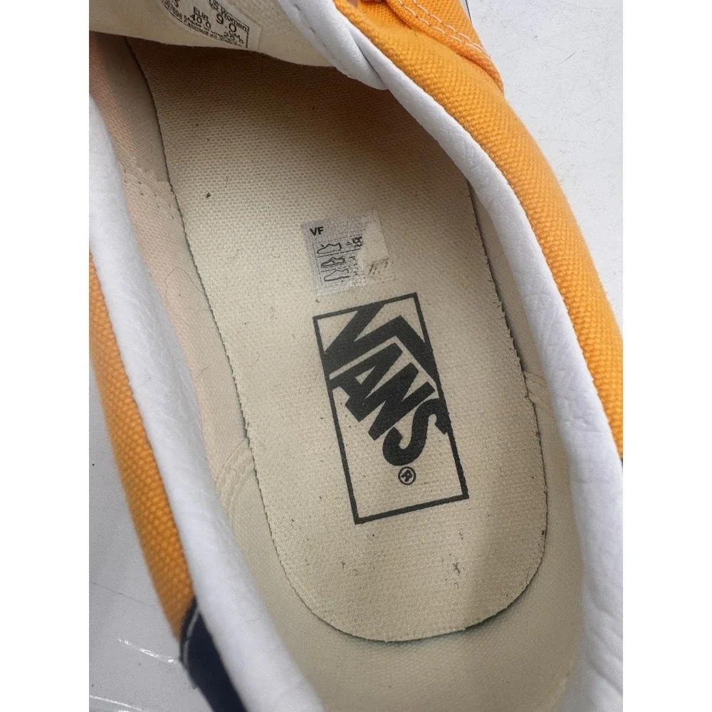 Size 7.5 Mens Size 9 Women‎ - VANS Authentic Orange Sneaker  Skater Rock Grunge